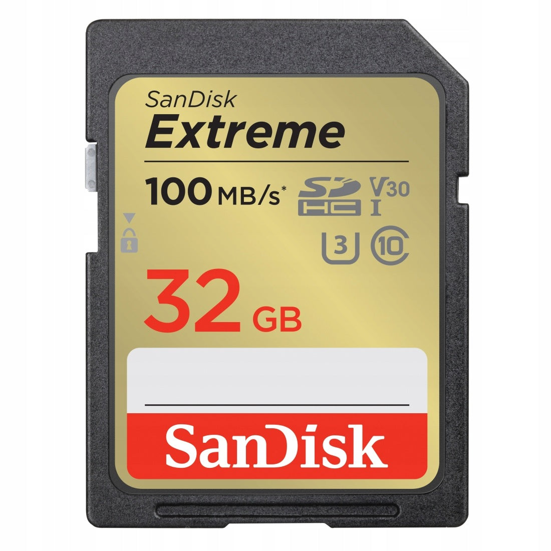 KARTA SANDISK EXTREME SDHC 32 GB 100/80 MB/s C10 V30