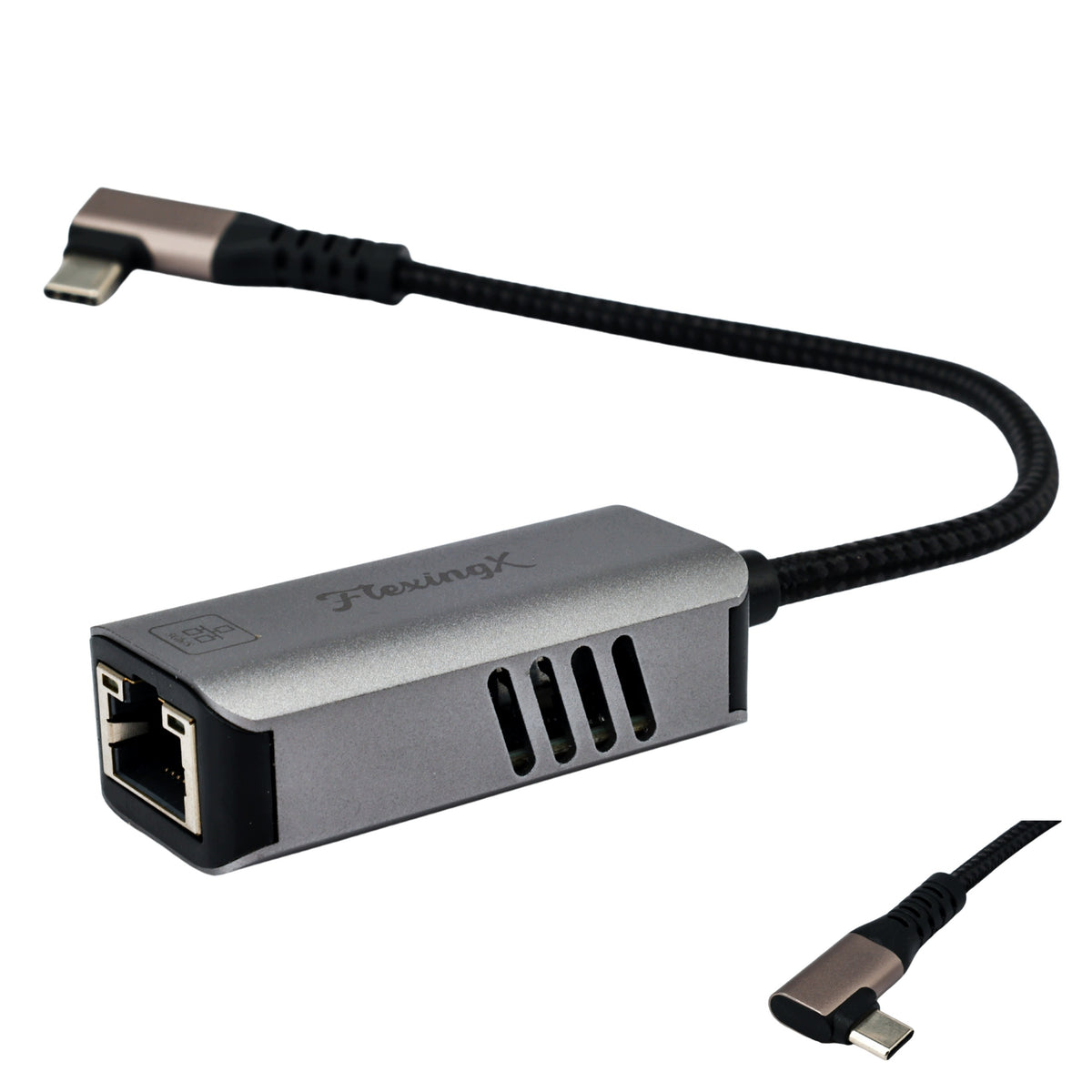 KARTA SIECIOWA USB C RJ45 5G 5000Mbps ETHERNET LAN USB 3.2 KĄTOWA