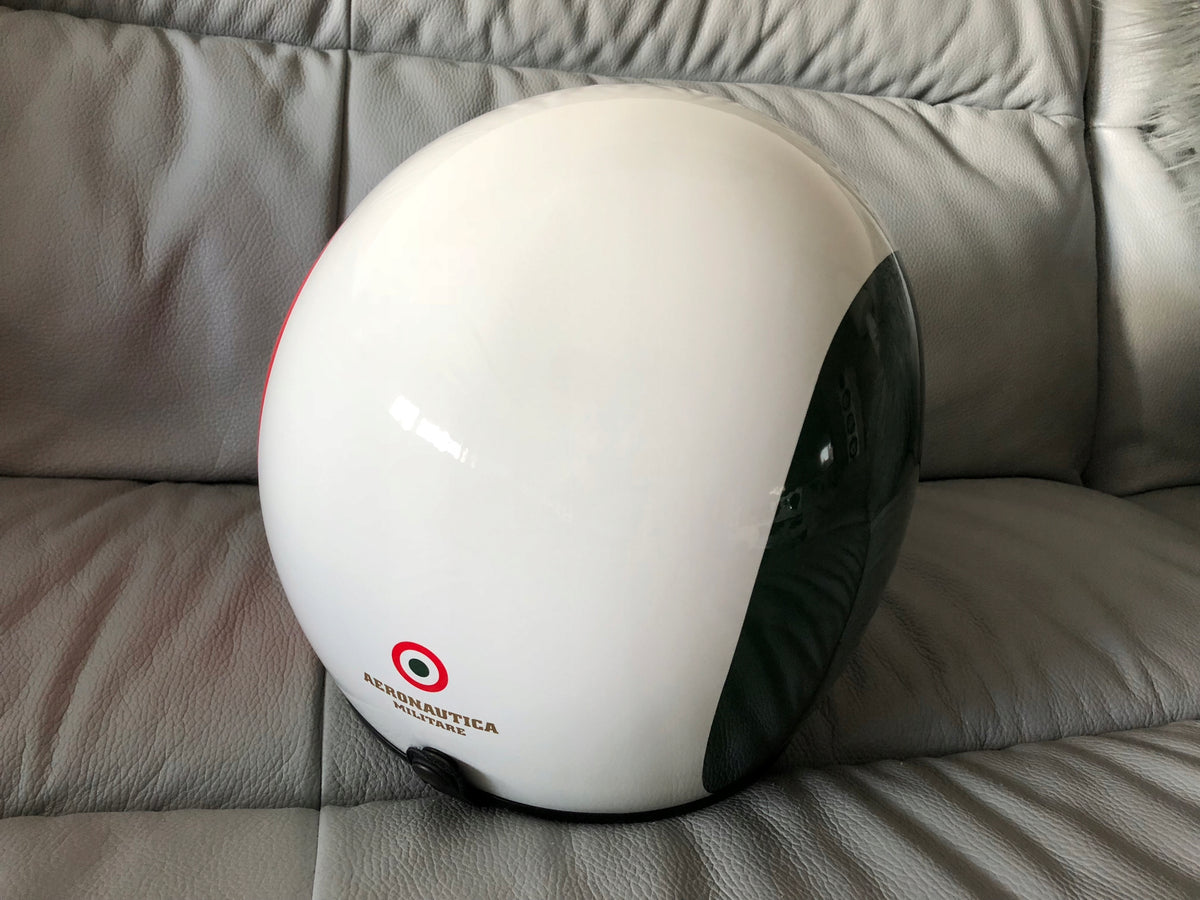 KASK AERONAUTICA MILITARE S RETRO VESPA BIAŁY Size S