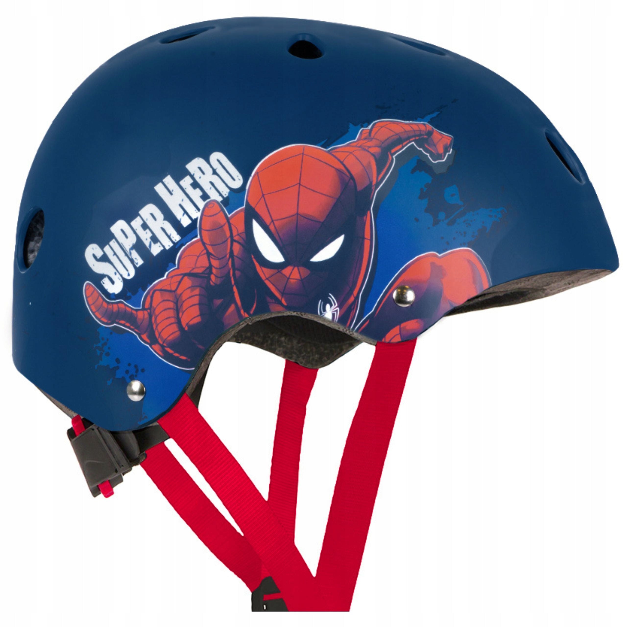 Kinderhelm Spiderman, blau 