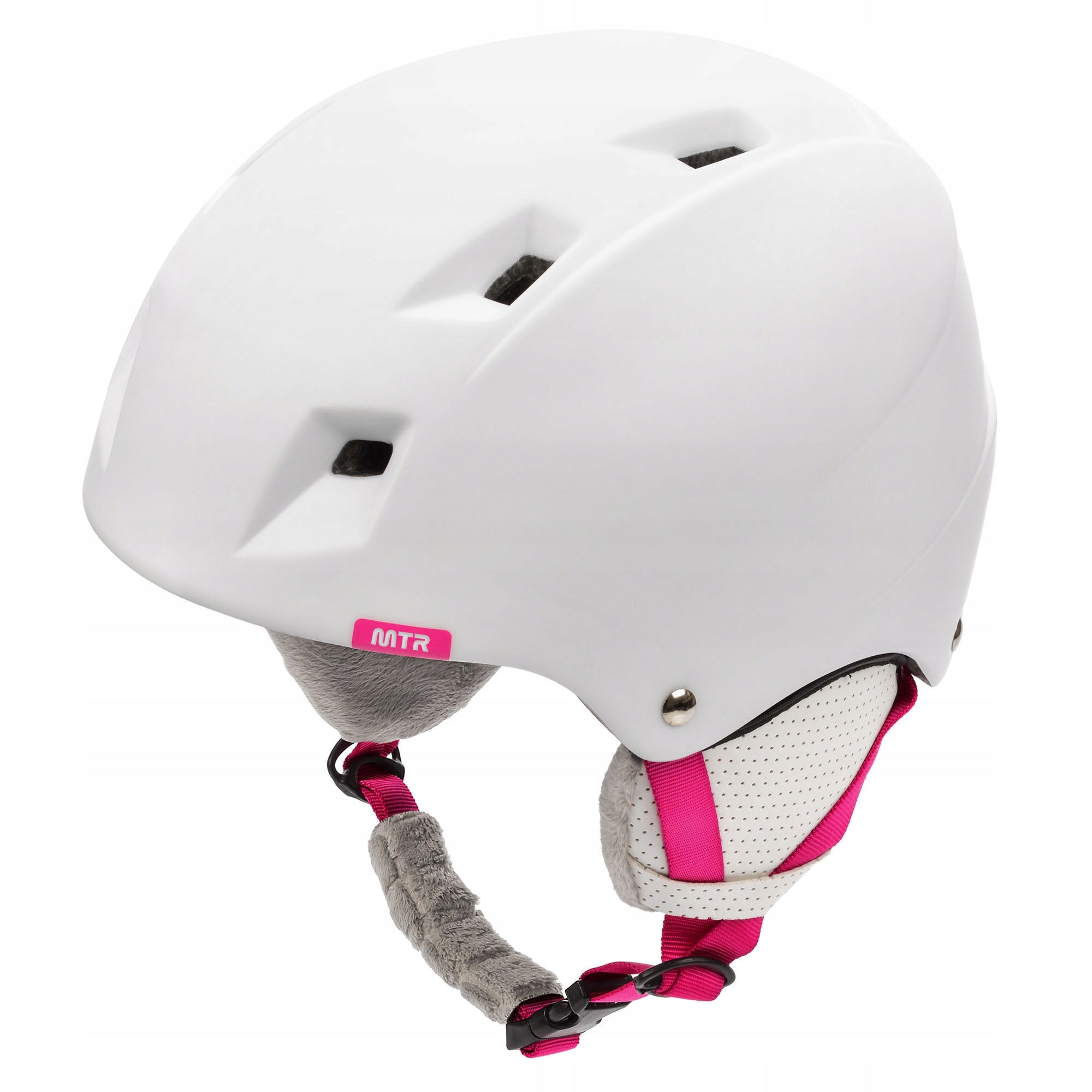 Meteor Kiona Skihelm weiß / pink 24850-24852 