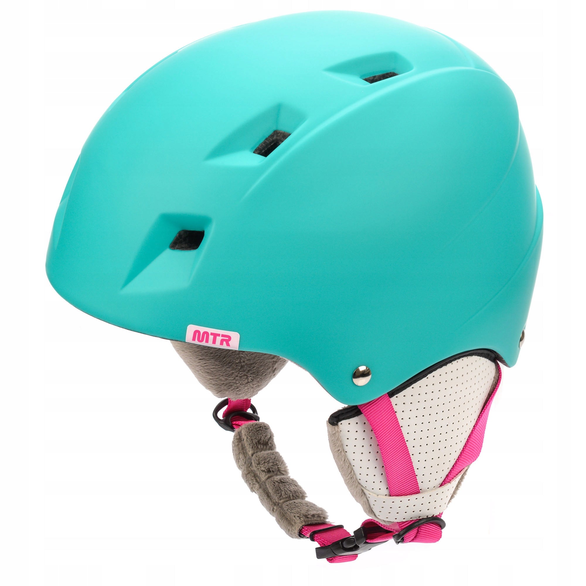 Meteor Kiona Skihelm Mint / Pink 24856 