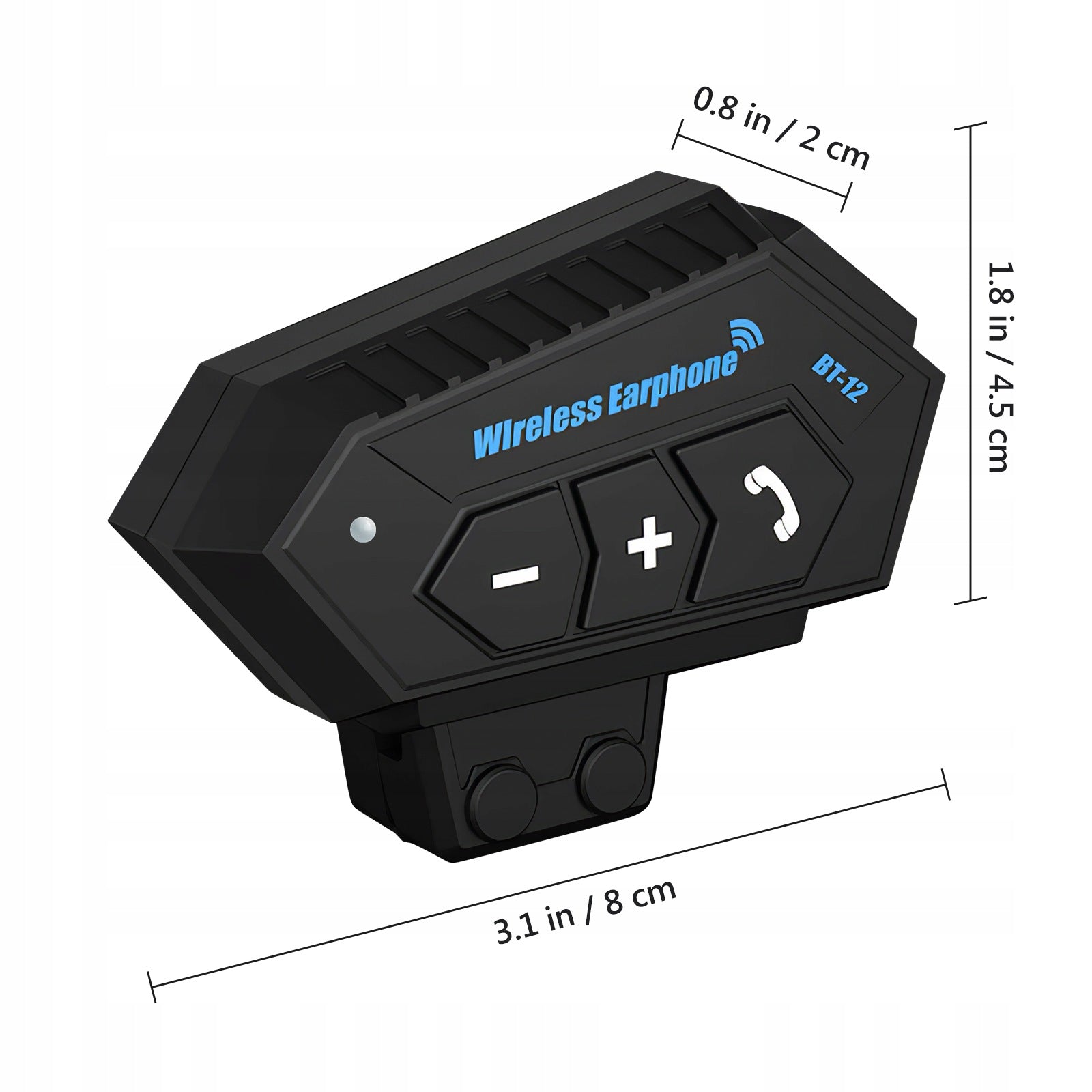 KASKOWY ZESTAW SŁUCHAWKOWY BLUETOOTH DO MOTOCYKLA WODOODPORNY IP67 EAN (GTIN) 4894981747254