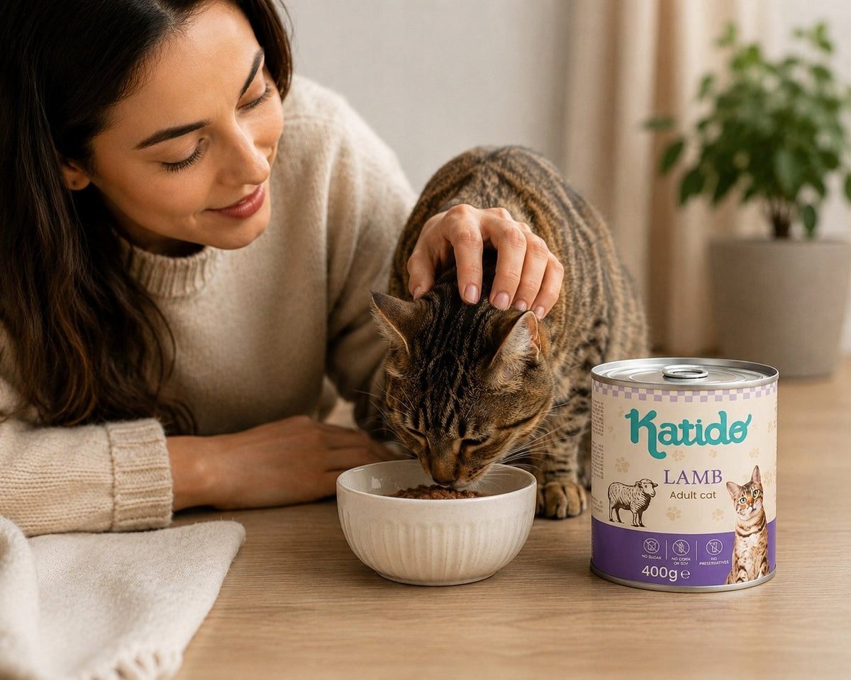 KATIDO - WET CAT FOOD LAMB 400G Brand Katido