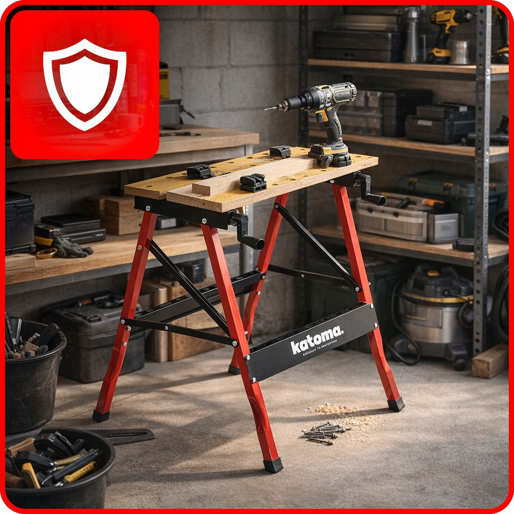 KATOMA WORKBENCH Folding Working COB 125kg Adjustable Multifun. Brand no brand