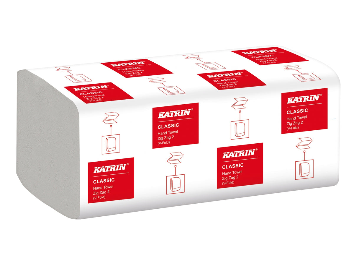 -KATRIN- Paper towel ZZ CLASSIC 4000pcs, 2W, 35298, leaf 23x22,4cm! Manufacturer code 35298