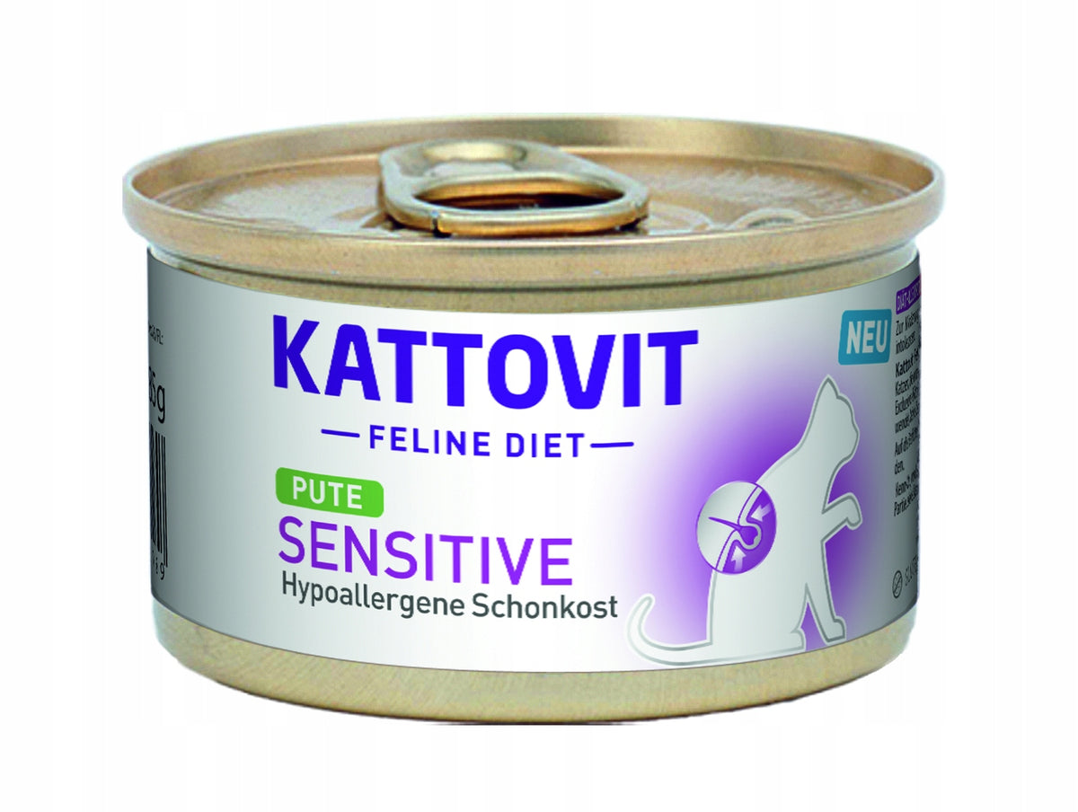 KATTOVIT Feline Diet Sensitive Turkey for Cats 85g