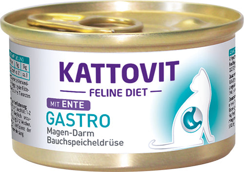 KATTOVIT GASTRO digestive system DUCK cat can 85g
