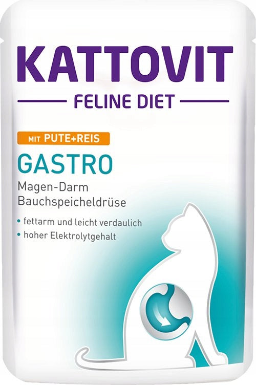 KATTOVIT Turkey Rice 85g Digestive System Issues