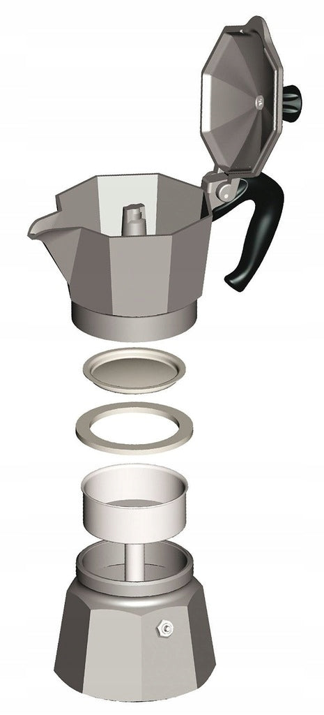 Edel Hoff Swiss Geizerinis kavinukas, pilkas, 300ml