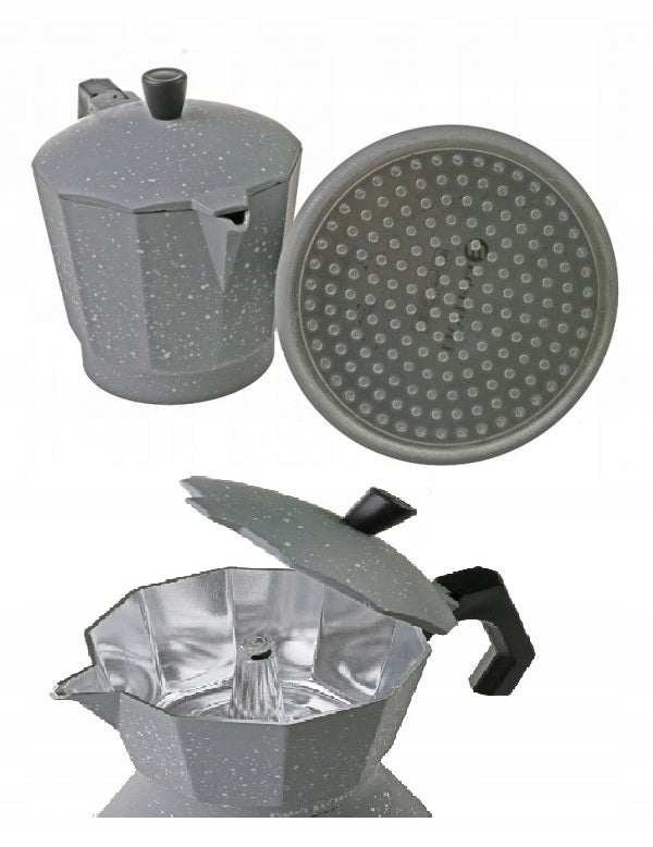 Edel Hoff Swiss Geyser Kaffeekanne, grau, 300ml 