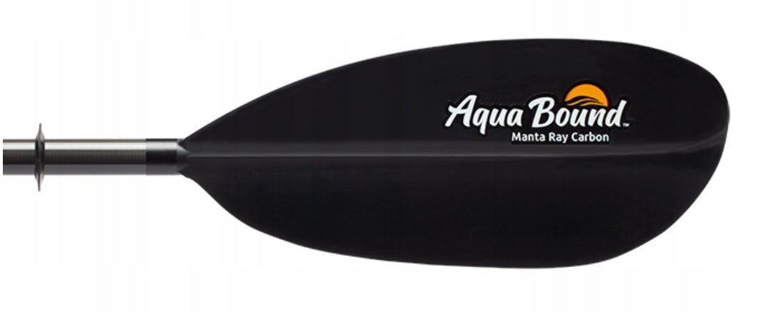 KAYAK PADDLE 2-CZ MANTARAY CARBON FOR KAYAK 220cm AQUA BOUND USA CARBON