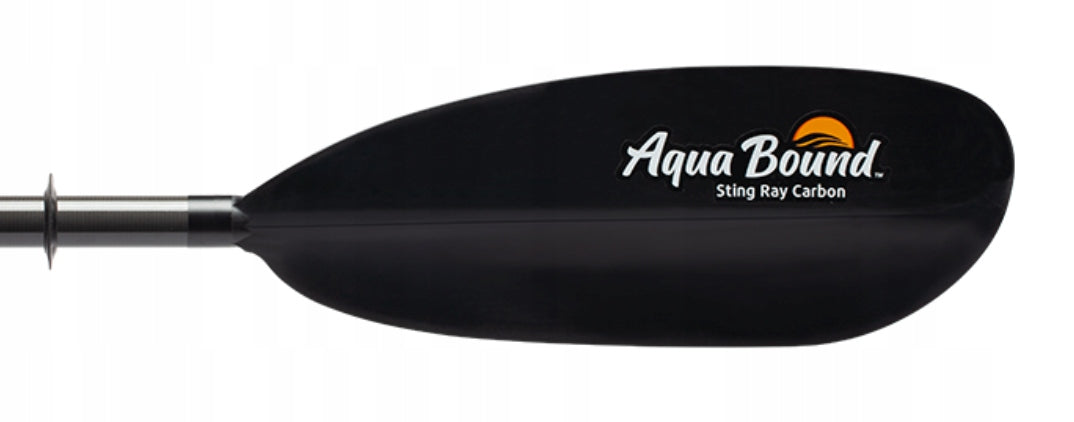 KAYAK PADDLE 2-CZ STINGRAY CARBON FOR KAYAK 240cm AQUA BOUND USA CARBON Brand Aqua Bound
