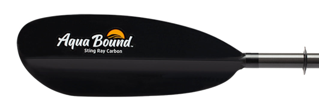 KAYAK PADDLE 2-CZ STINGRAY CARBON FOR KAYAK 240cm AQUA BOUND USA CARBON Model STINGRAY CARBON 2CZ POSI-LOK