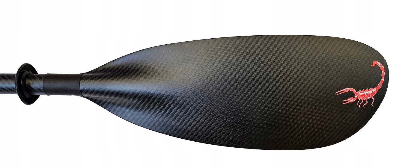 KAYAK PADDLE FOLDING CARBON LIGHTWEIGHT 216-226cm FULL CARBON FOR KAYAK Brand Scorpio