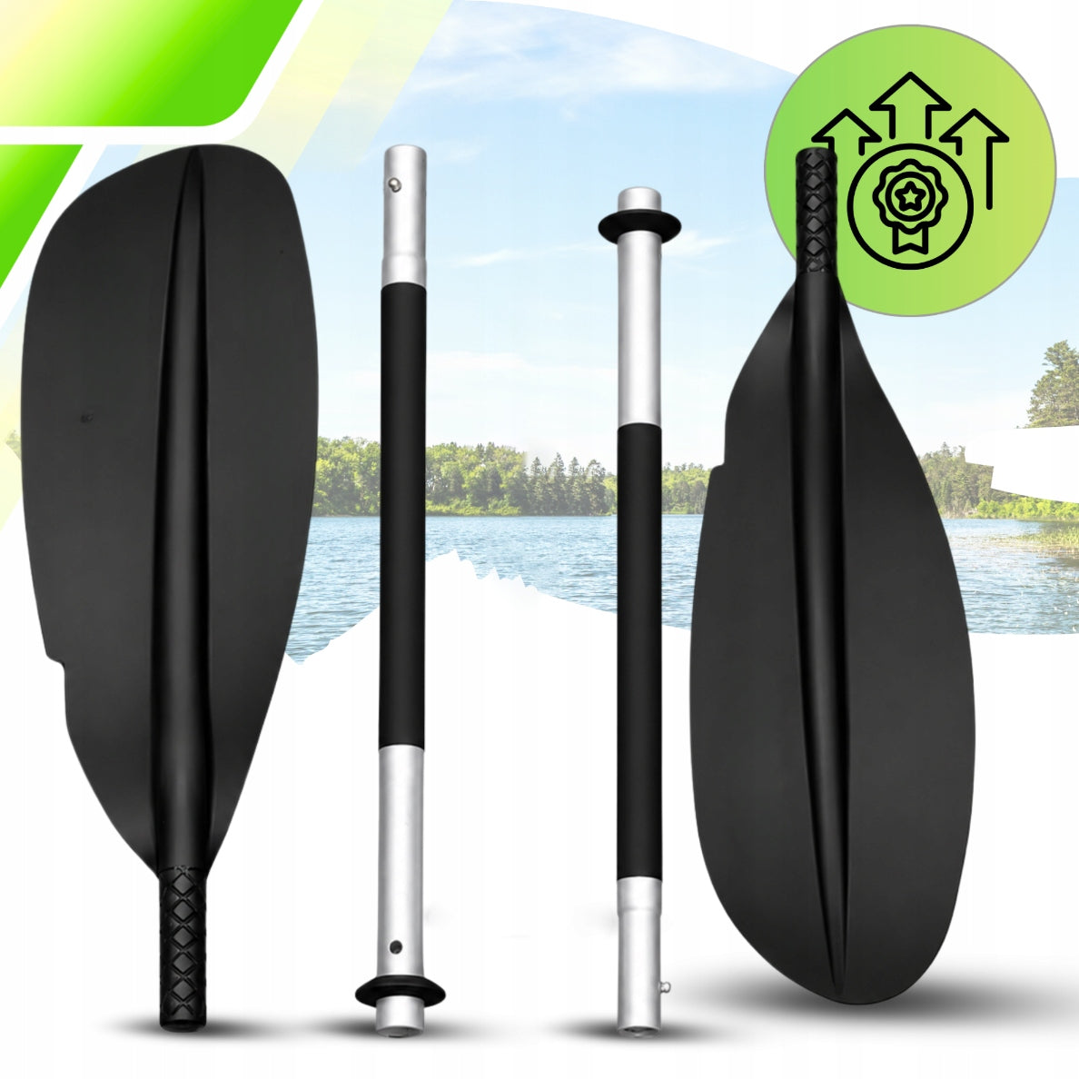 KAYAK PADDLE FOR BOARD SUP PONTOON FOLDING ALUMINUM LIGHT STRONG 221CM Manufacturer code wioslo