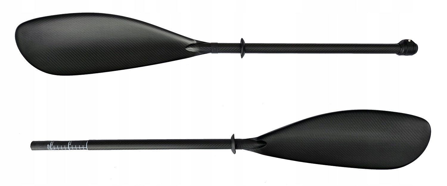 KAYAK PADDLE FULL CARBON FOLDING LIGHT SPOON 210-220cm CARBON