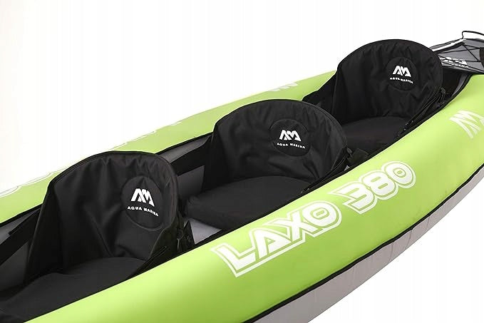 KAYAK PUMPED AQUA MARINA LAXO-380 3 PERSON PADDLE SET PUMP BAG Brand Aqua Marina
