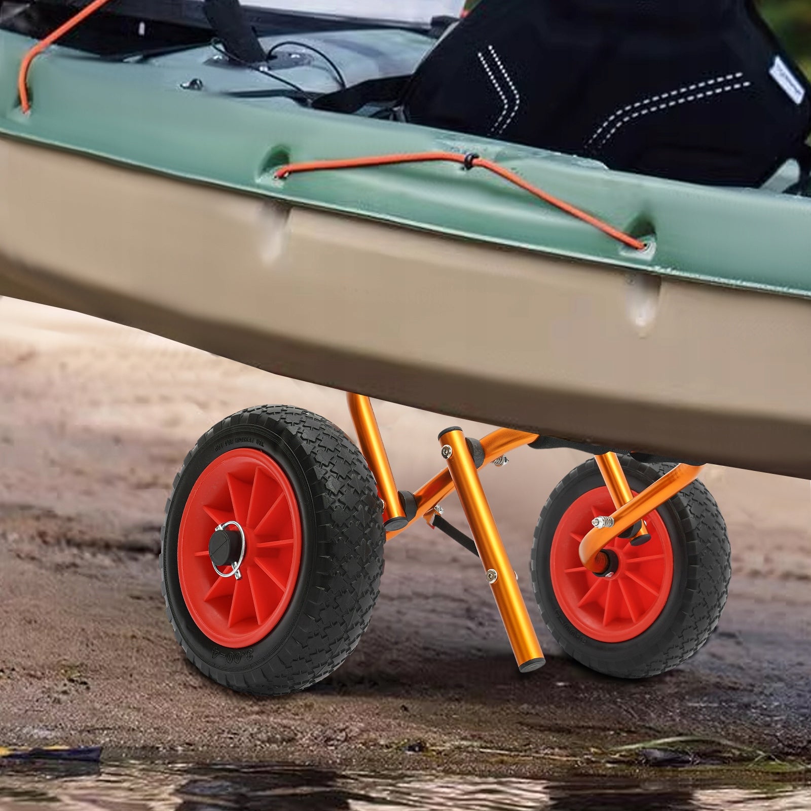 KAYAK TRAILER, TWO WHEELED FOLDABLE KAYAK CART, 60*23cm Manufacturer code buynest