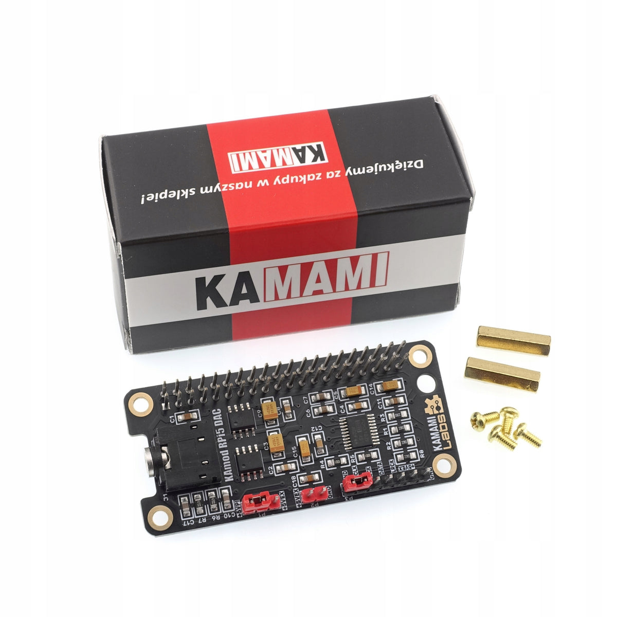 KAmodRPi5 DAC - Audio DAC I2S for Raspberry Pi with PCM5102 chip Manufacturer code 1196895