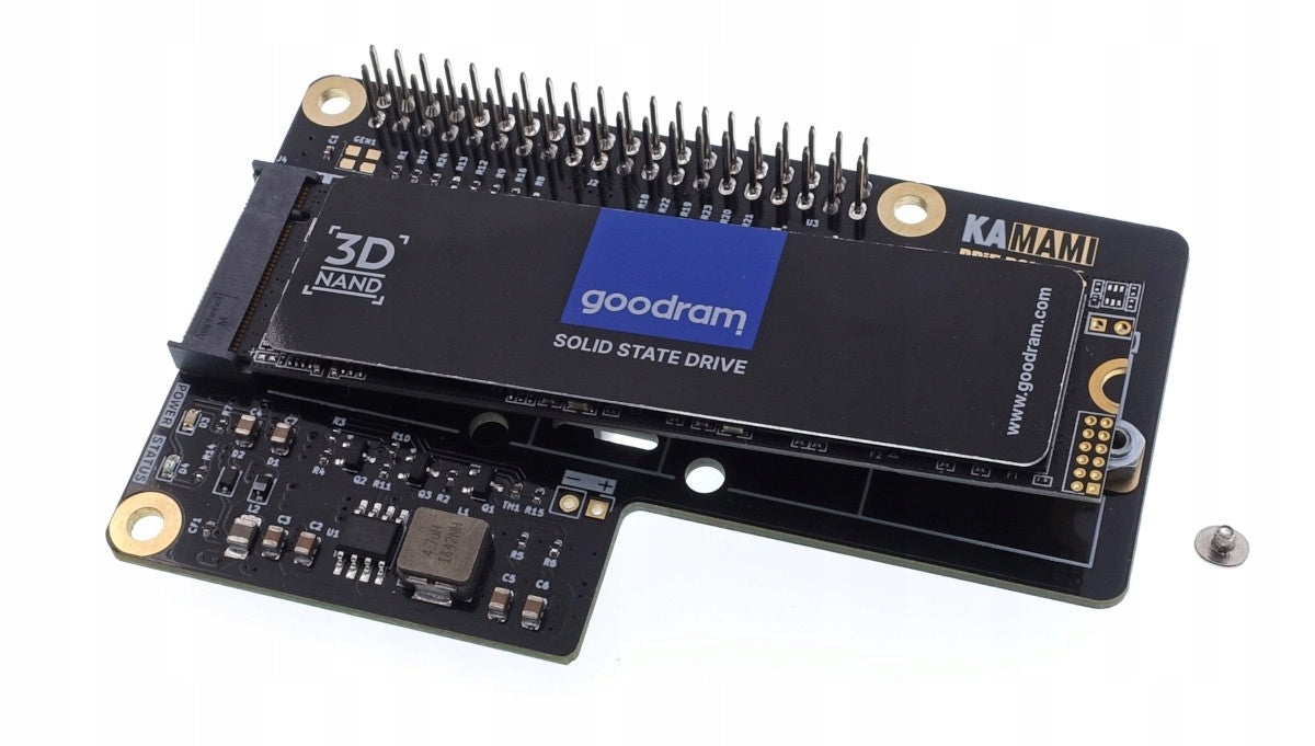 KAmodRPi5 PCIe-M.2_v2 - NVME M.2 Drive Adapter for Raspberry Pi 5