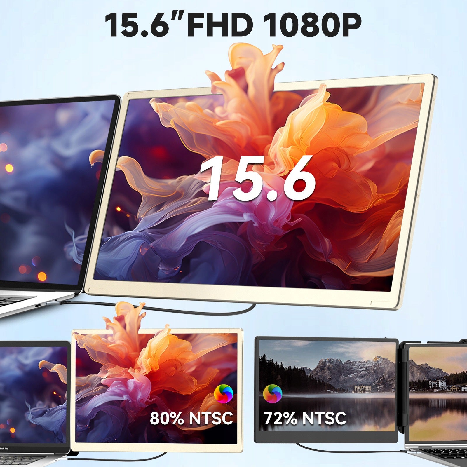KEFEYA S6 Laptop Screen Extender 15,6" FHD potrójny ekran Windows Mac Brand no brand