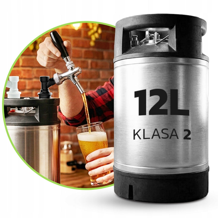 KEG CORNELIUS 12L SATURATOR FOR CARBONATED DRINKS STAINLESS SODASTREAM