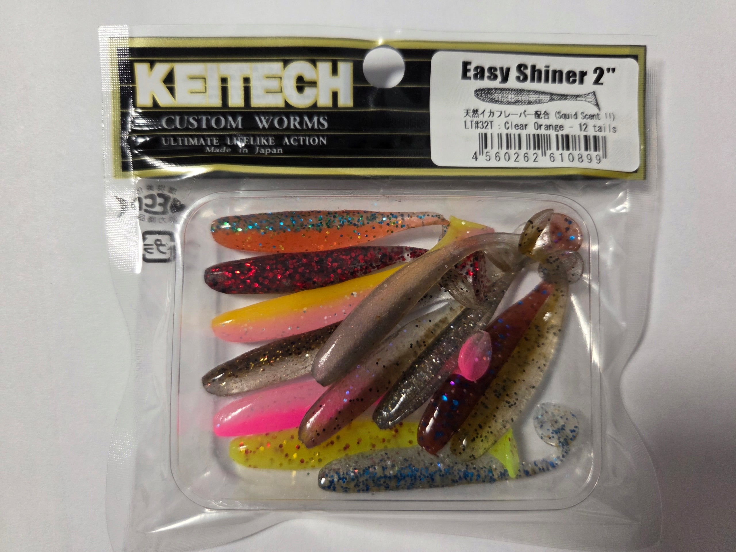 KEITECH Easy Shiner 2'' (5 cm) mix of colours 12 pcs. perch JAPAN Packaging status original