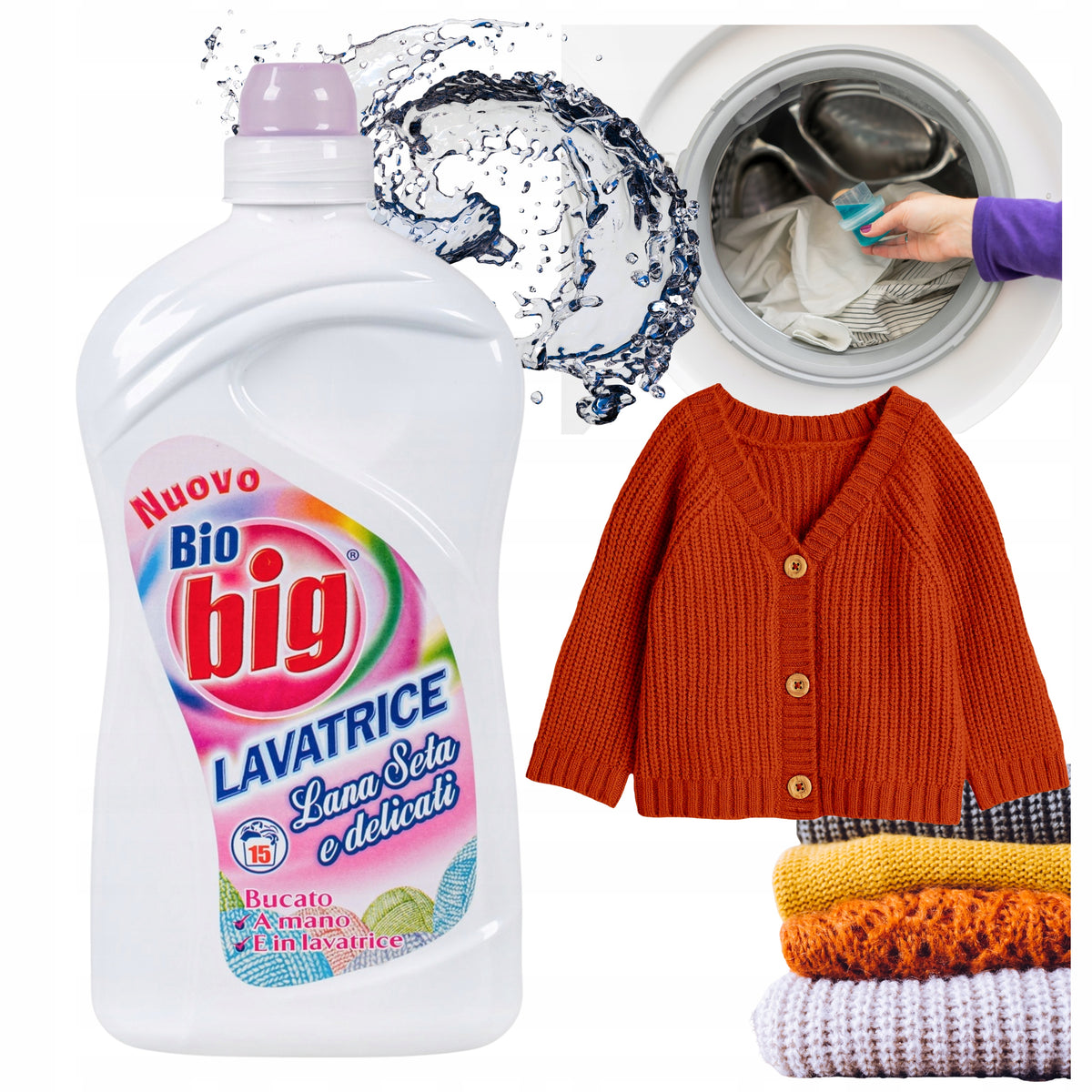 KEMIX WASHING GEL WOOL 1250ML