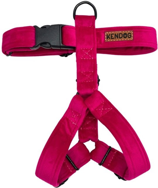 KENDOG Velvet Fuchsia Harness Guard L 4cm