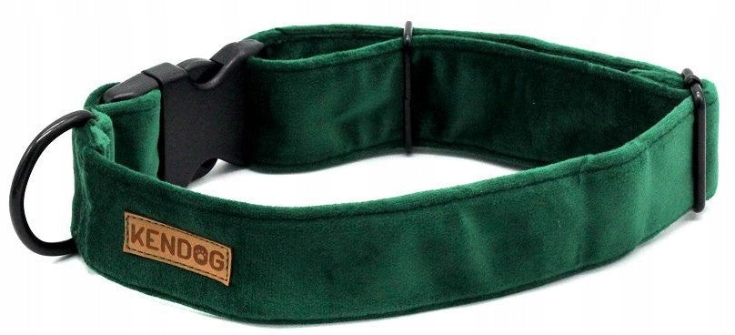 KENDOG Velvet Green Collar M 4cm