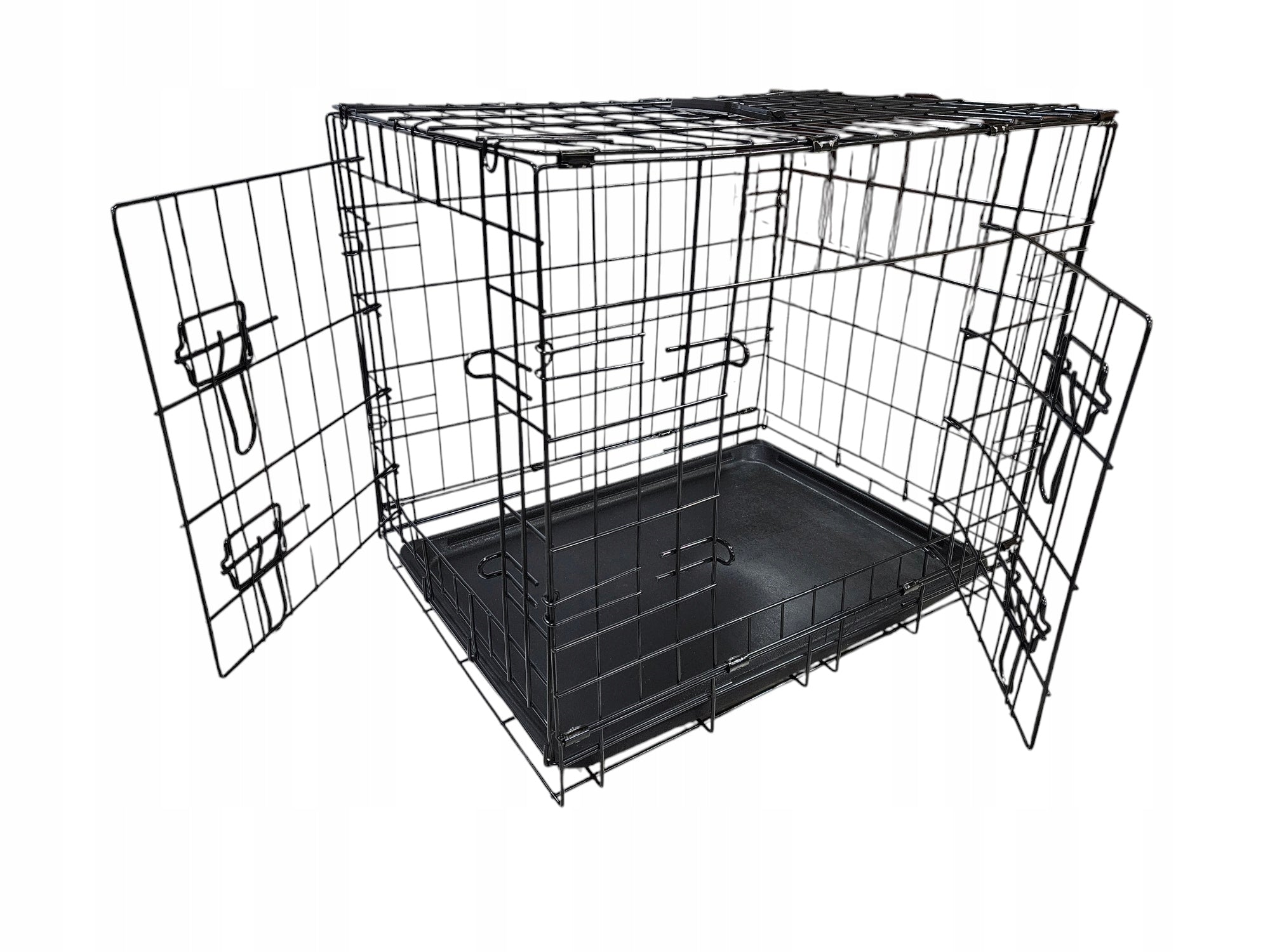 KENNEL CAGE TRANSPORTER FOR DOG CAT PLAYPEN 76x52x59 cm wire 4.5mm Manufacturer code Ken76