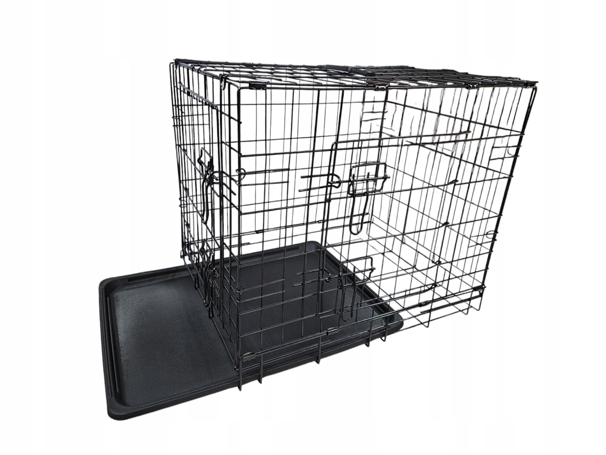 KENNEL CAGE TRANSPORTER FOR DOG CAT PLAYPEN 76x52x59 cm wire 4.5mm Packaging status original