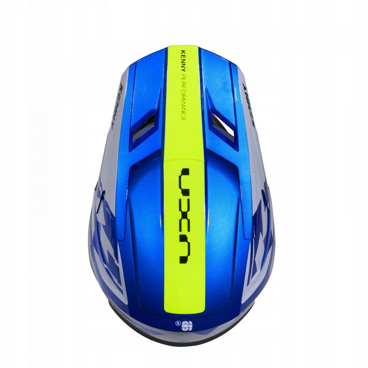 KENNY RACING 2025 PERFORMANCE CROSS/ENDURO HELMET - ERT GRAPHIC CANDY BLUE Packaging status original