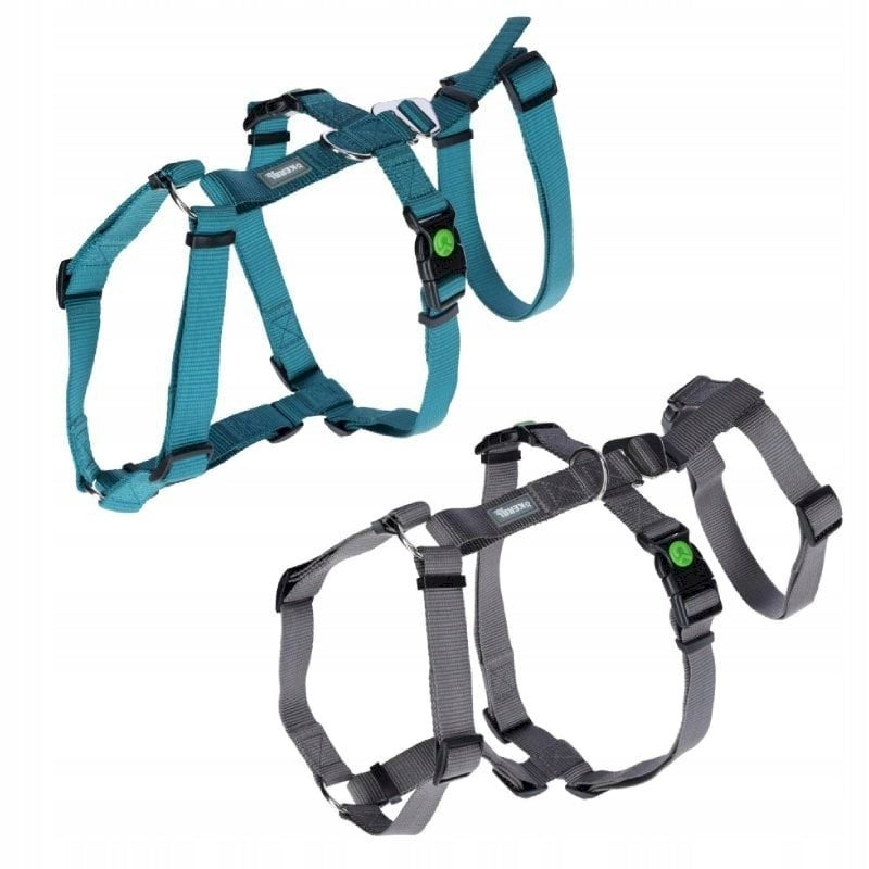 KERBL Anti-escape Harness for Restless Dogs Miami Grey 64-100cm Packaging status original