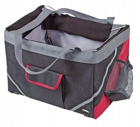 Kerbl Fahrradtasche für Hunde Vacation, schwarz, 38x25x25cm 