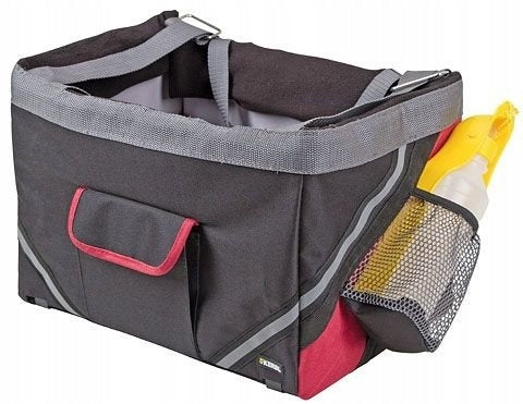 Kerbl Fahrradtasche für Hunde Vacation, schwarz, 38x25x25cm 