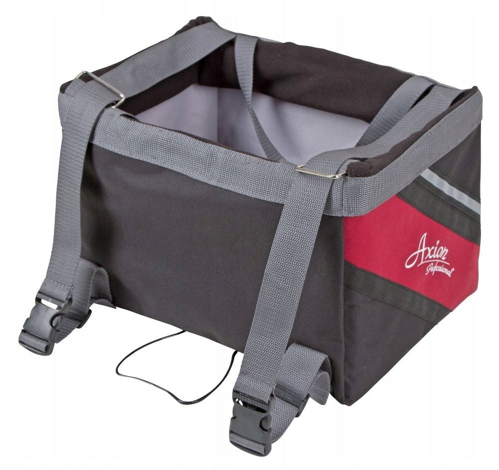 Kerbl Fahrradtasche für Hunde Vacation, schwarz, 38x25x25cm 