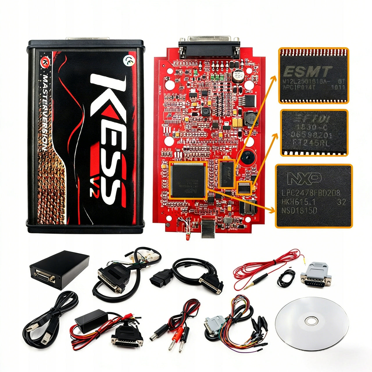 KESS V2.80 V5.017 ECU PROGRAMMING TOOL INTERFACE PROGRAMMER