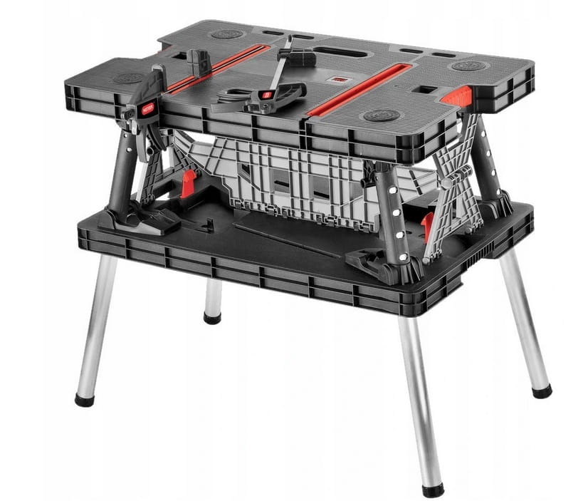 KETER FOLDING TABLE WORK TABLE BLACK workshop robots