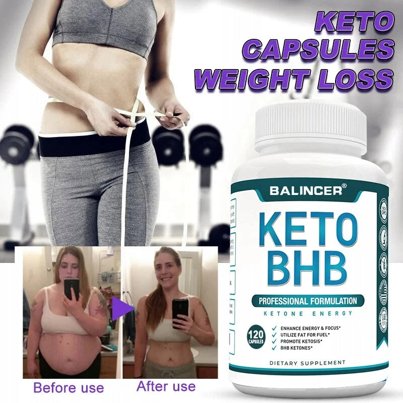 KETO BHB – The strongest capsules supporting the keto diet, weight loss and ke Packaging status original
