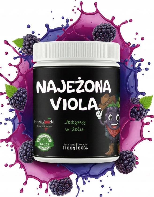 KETO Frużelina Blackberry Jam without sugar 1,1kg FIT DIET LOW CARB LITTLE KCAL