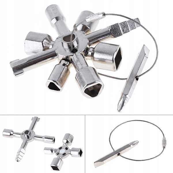 KEY FOR GAS BOX CABINET UNIVERSAL 10in1 FREEBIE KEYCHAIN Manufacturer code 5904323473037