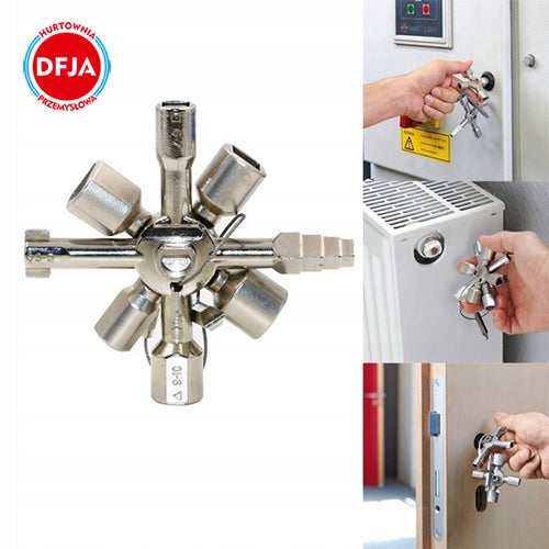KEY FOR GAS BOX CABINET UNIVERSAL 10in1 FREEBIE KEYCHAIN Packaging status original