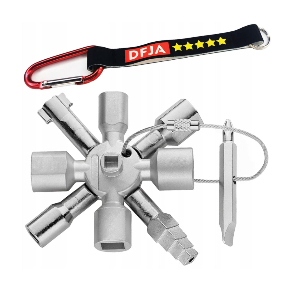 KEY FOR GAS BOX CABINET UNIVERSAL 10in1 FREEBIE KEYCHAIN