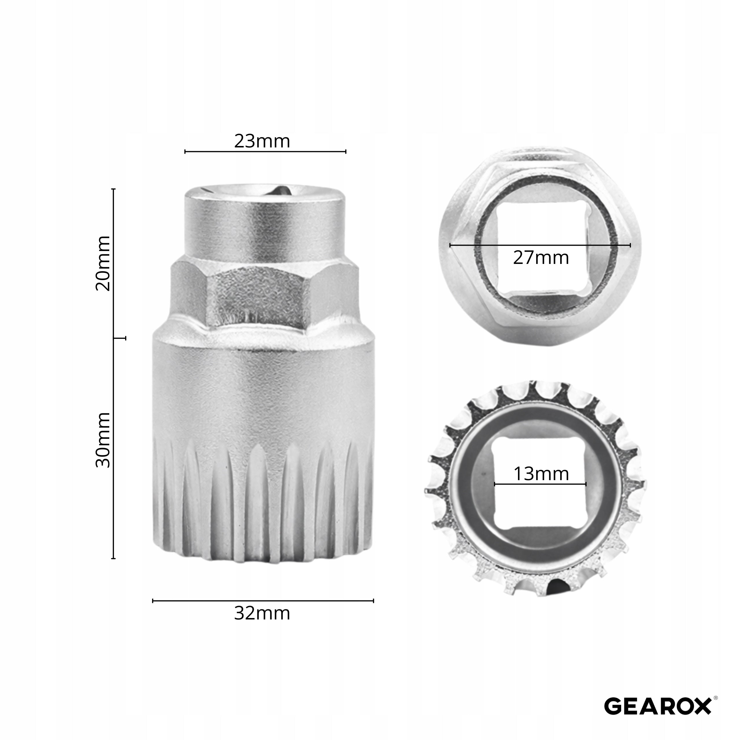 KEY FOR SUPPORT AXIS MOUNTING DISASSEMBLY BICYCLE KEY SQUARE SHIMANO N1 Brand Gearox