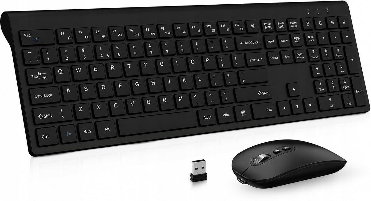 KEYBOARD AND MOUSE WIRELESS SET QWERTZ (DE) 2.4G USB KF31-M01