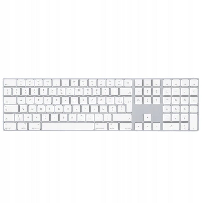 KEYBOARD LAYOUT FRENCH APPLE KEYBOARD WITH NUMERIC KEYPAD WHITE Manufacturer Apple
