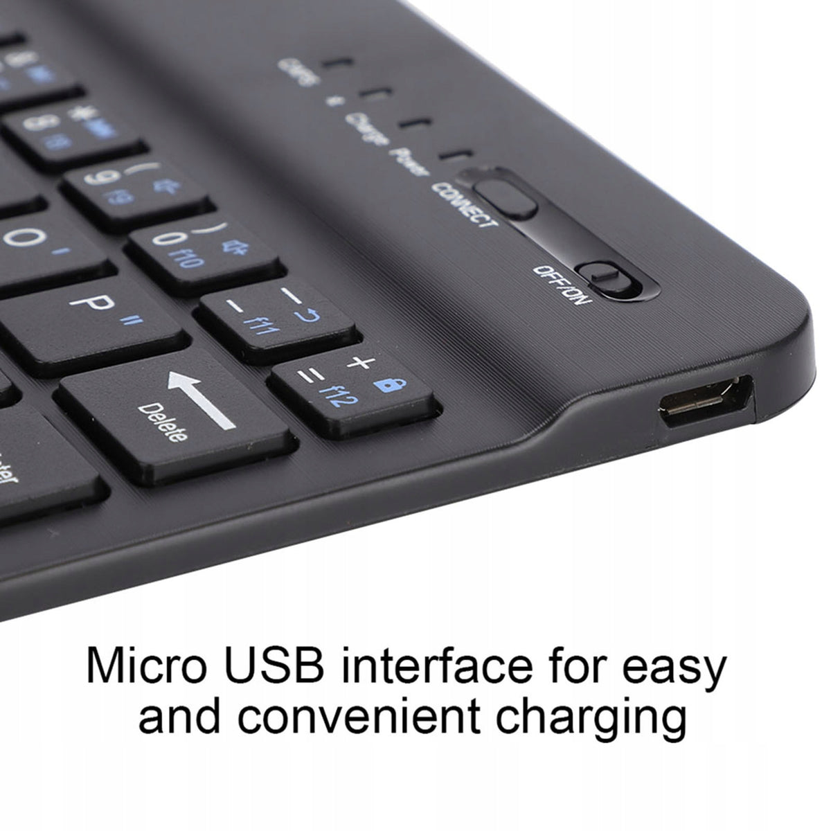 KEYBOARD MINI WIRELESS BLUETOOTH PORTABLE TABLET SMART TV PC SLIM Batteries included no