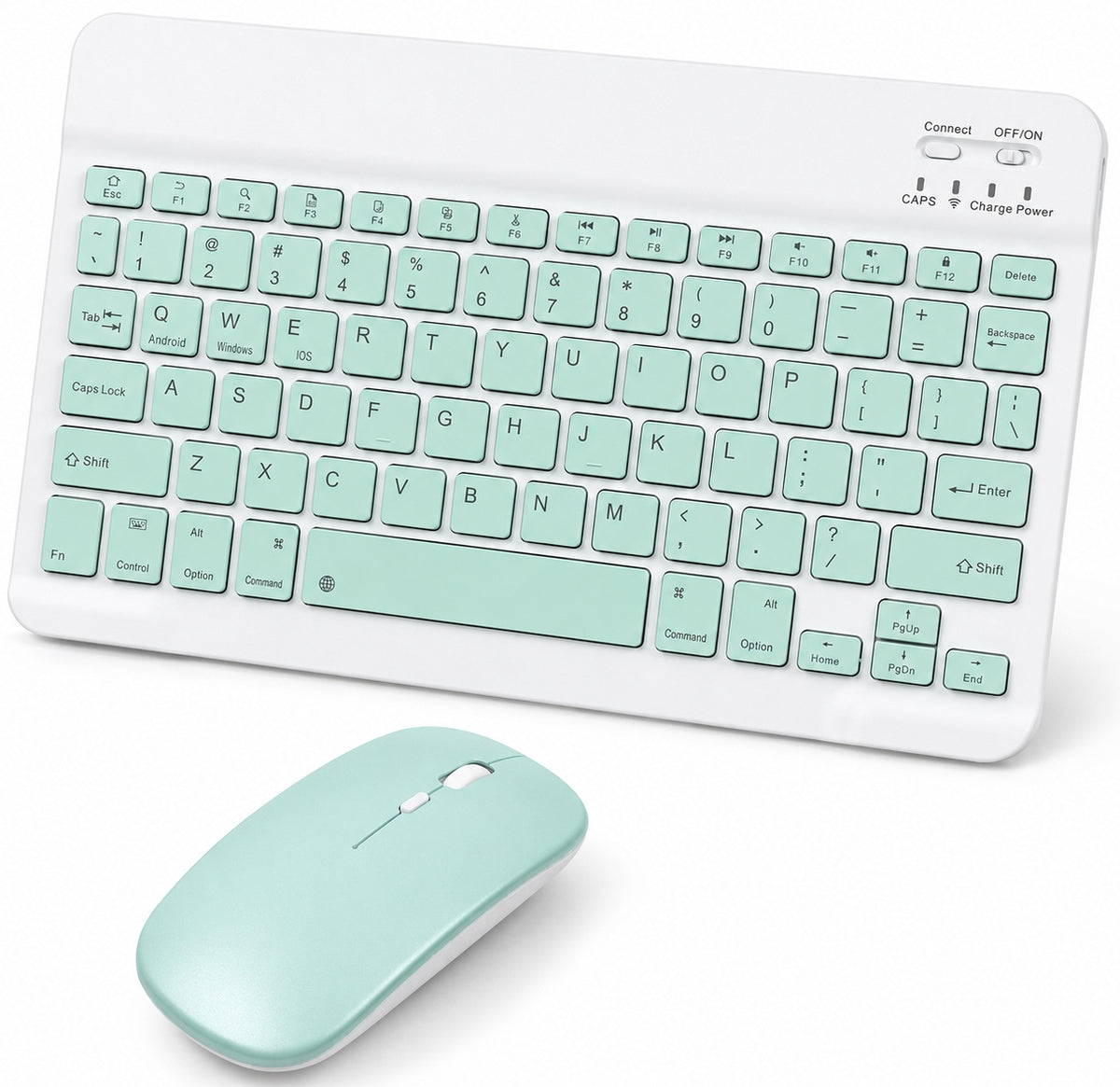 KEYBOARD & MOUSE WIRELESS USB Kit Mini Slim Bluetooth PC TV Packaging status original